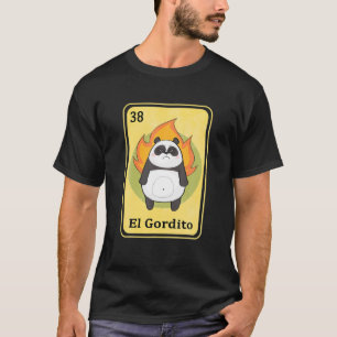 Camiseta Engraçado Presente Mexicano Loteria Bingo Espanho