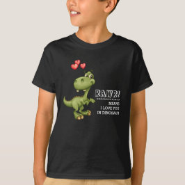 Camiseta Engraçado Presente no Dia de os namorados Dinossau