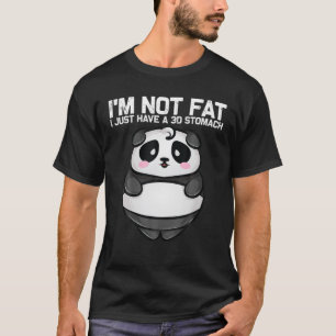 Camiseta Engraçado Presente Panda Para Homens Mulheres Bon