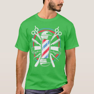 Camiseta Engraçado Presente Para Homens Barbershop Policiai