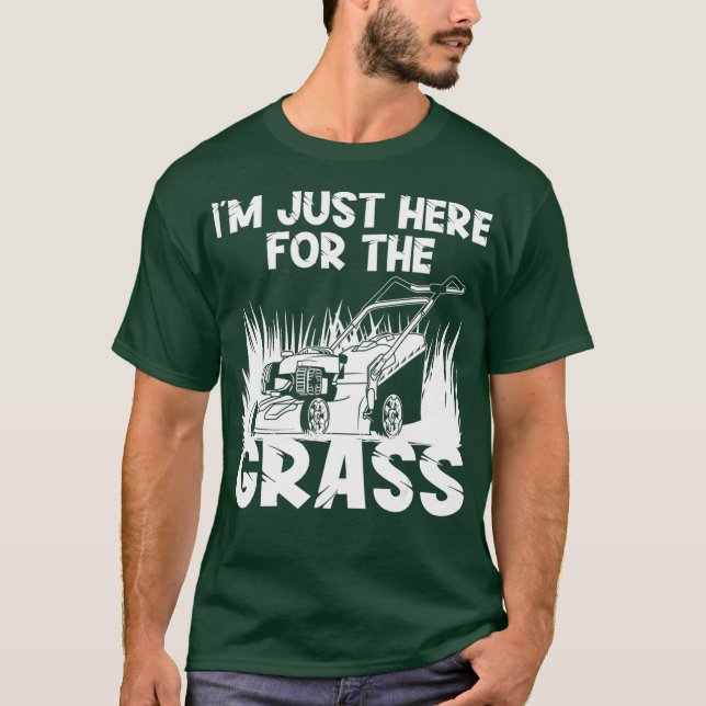 Camiseta Engraçado Presente Para Homens Paisagismo (Frente)