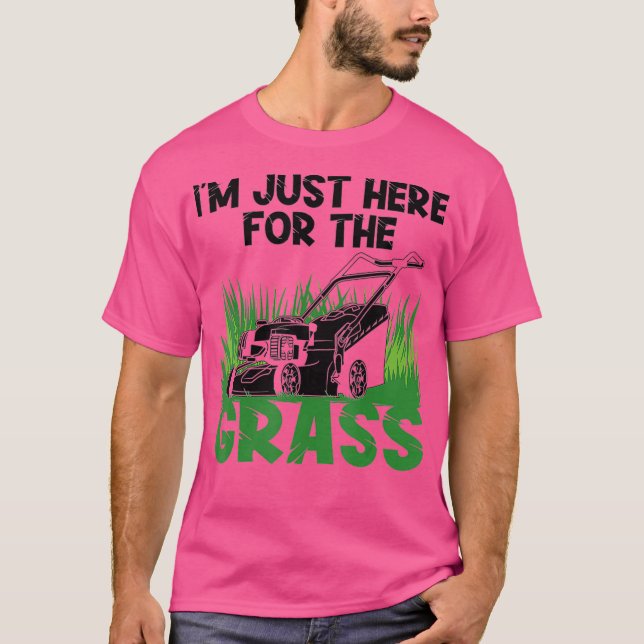 Camiseta Engraçado Presente Para Homens Paisagismo (Frente)