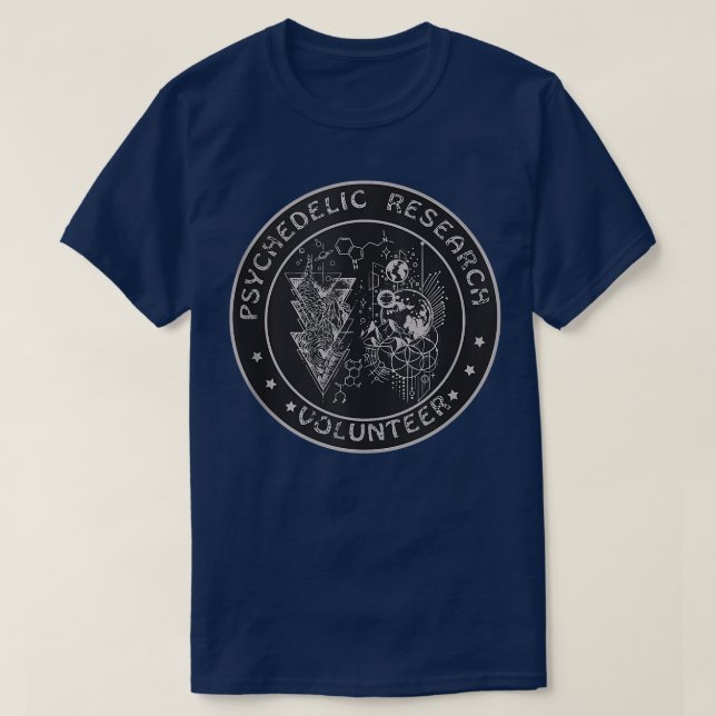 Camiseta Engraçado Presente Voluntário para Pesquisa Psicod (Frente do Design)