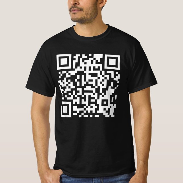 Camiseta Engraçado Presidente do QR Trump Dance Code (Frente)