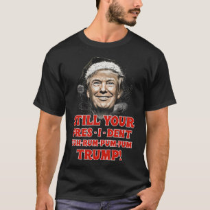 Camiseta Engraçado Presidente Trump Pajamas Ugly Chris