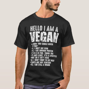 Camiseta "Engraçado Pro Vegan Ativism Gym Atleta Veganismo"