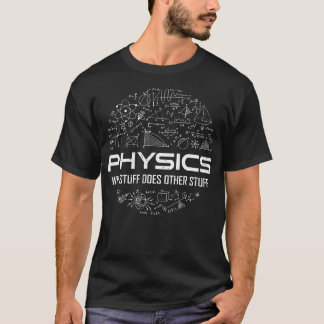 Camiseta Engraçado Professor de Física Humor Físico