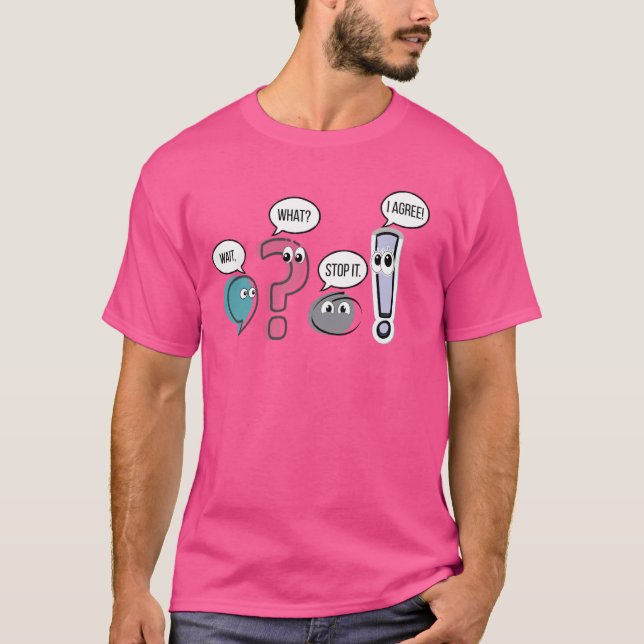 Camiseta Engraçado Professor De Gramática, Espera Que Parad (Frente)