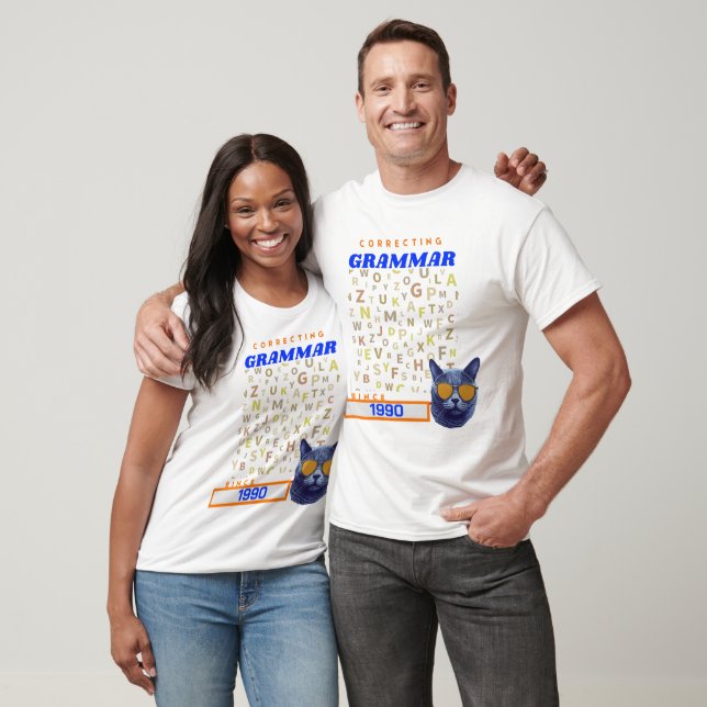 Camiseta Engraçado professor de inglês - Corrigindo sua gra (Unissex)