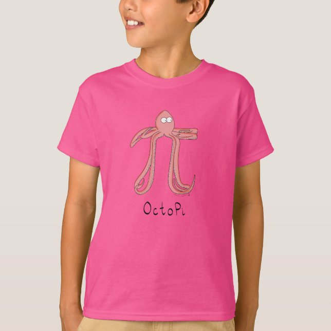 Camiseta Engraçado Professor de Matemática Octopus (Frente)