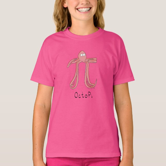 Camiseta Engraçado Professor de Matemática Octopus (Frente)