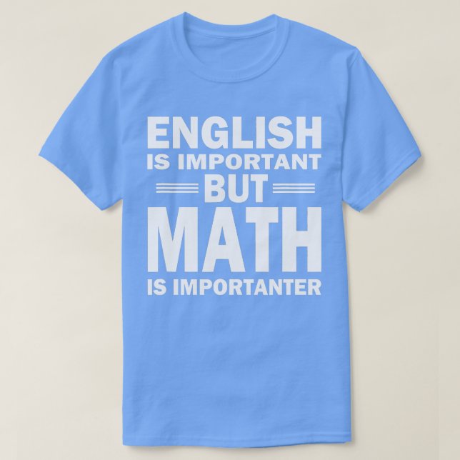 Camiseta Engraçado Professor Nerd de Ciência da Matemática  (Frente do Design)