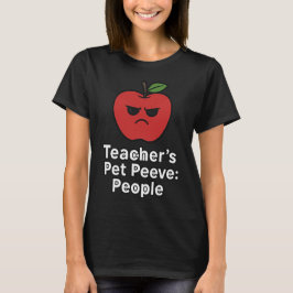 Camiseta Engraçado Professor T-Shirt - Pet Peeve do Profess