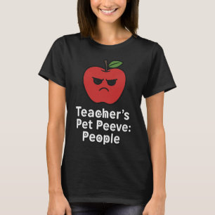 Camiseta Engraçado Professor T-Shirt - Pet Peeve do Profess