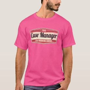 Camiseta Engraçado Profissão Cotação Vintage Case Manager