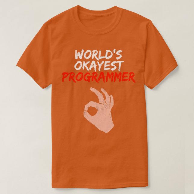 Camiseta Engraçado Programador de Profissão de Código de Pr (Frente do Design)