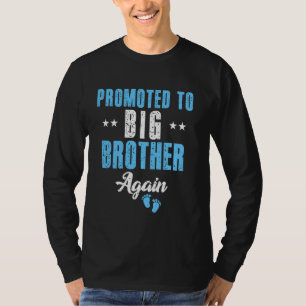 Camiseta Engraçado Promovido Para O Big Bro Vintage Levado 