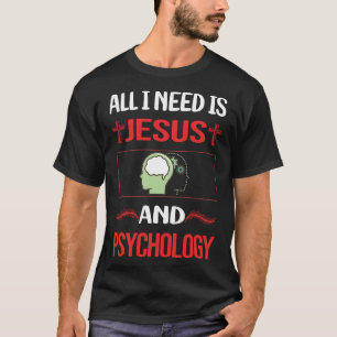 Camiseta Engraçado Psicologia Jesus