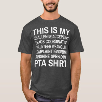 Camiseta Engraçado PTA cita Voluntários Escolares
