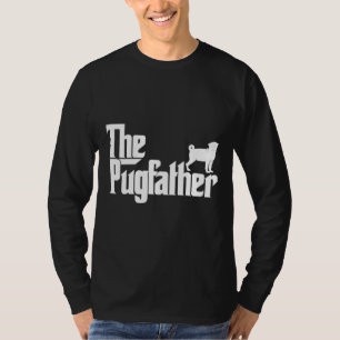 Camiseta Engraçado Pug Hoodie O Pugdad Pug Pai Pai Presente