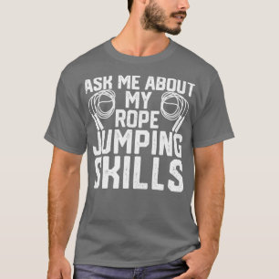 Camiseta Engraçado Pulando Corda Pulando Corda