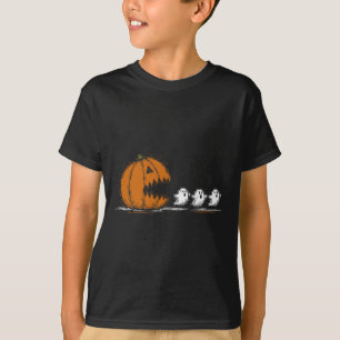 Camiseta Engraçado Pumpkin Buscando Ghost Vintage Halloween