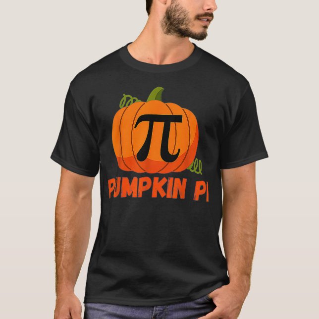 Camiseta Engraçado Pumpkin Pie Math, Dia de as Bruxas engra (Frente)