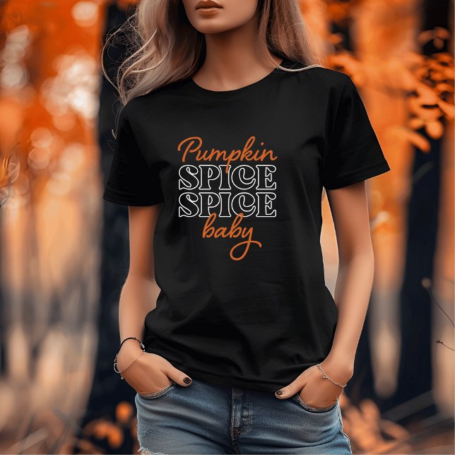 Camiseta Engraçado Pumpkin Spice Queda T-Shirt (Criador carregado)