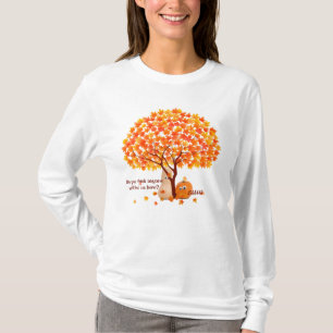 Camiseta Engraçado Pumpkin & Squash escondendo-se atrás da 
