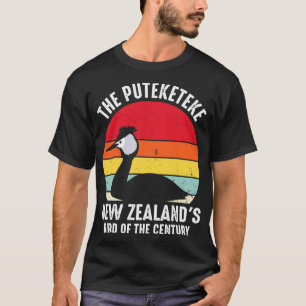 Camiseta Engraçado Puteketeke Nova Zelândia Pássaro Do Sécu