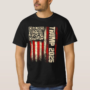 Camiseta Engraçado QR donald trump dançando código 47/45