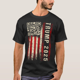 Camiseta Engraçado Qr Donald Trump Dancing 4745 Code Video