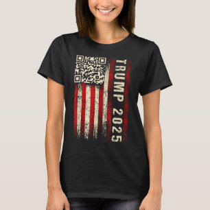 Camiseta Engraçado Qr Donald Trump Dancing 4745 Code Video