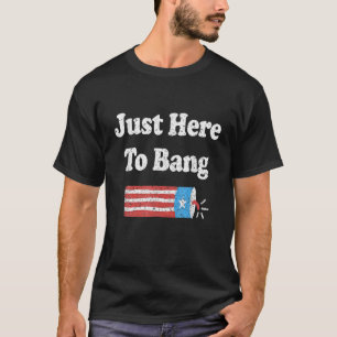 Camiseta Engraçado Quarto De Julho De 4 De Julho Só Estou A