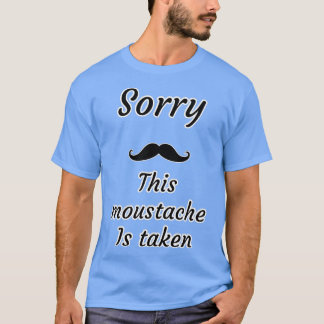 Camiseta Engraçado que esse bigode seja levado