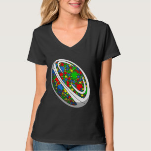 Camiseta Engraçado Quebra-cabeça Rugby Autismo Homens Mulhe