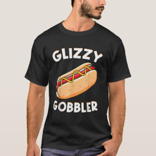 Camiseta Engraçado Quente - Cão Glizzy Gobbler Número Um Gl