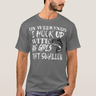 Camiseta Engraçado Quote Pesca Impresso Nas Costas 1355