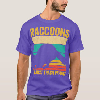 Camiseta Engraçado Raccoon, Apenas Pandas De Lixo.