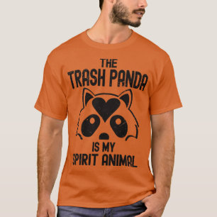 Camiseta Engraçado Raccoon O Panda De Lixo É Meu Animal Esp