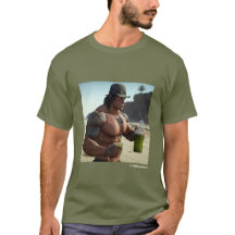 Engraçado Rambo Tshirt