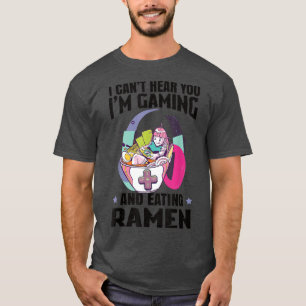 Camiseta Engraçado Ramen Bowl Japão Jogos Asiáticos