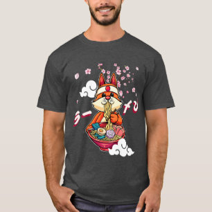 Camiseta Engraçado Ramen Comendo Ramen Cute Noodles Vixen J