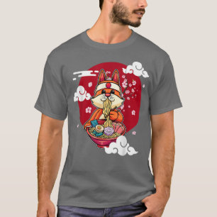 Camiseta Engraçado Ramen Comendo Ramen Cute Vixen Noodles J