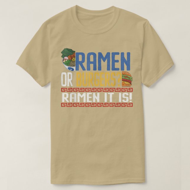 Camiseta Engraçado Ramen It Is - Ramen (Frente do Design)