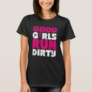 Camiseta Engraçado Rastreio Correndo Corrida Garota Boa