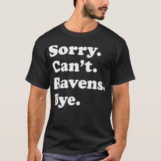 Camiseta Engraçado Raven Bird Gift para Homens Meninos ou R