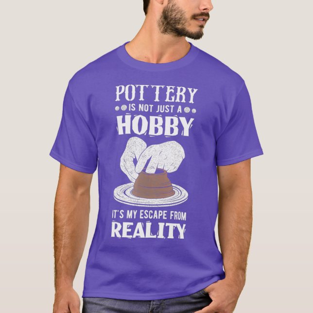 Camiseta Engraçado Realidade de Potência Escapar Clay Clayw (Frente)