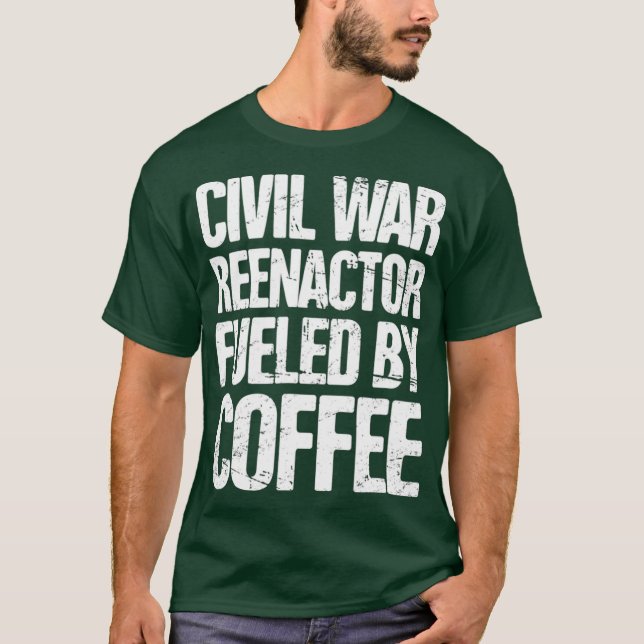 Camiseta Engraçado reator de História da Guerra Civil dos E (Frente)