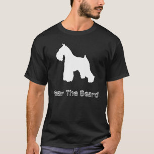 Camiseta ENGRAÇADO RECEIO O BEARD Schnauzer Dog Socorro res